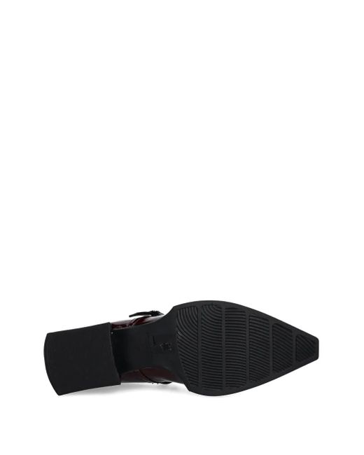 Vagabond 55 Mm Lakleren Pumps Met Gesp in het Brown