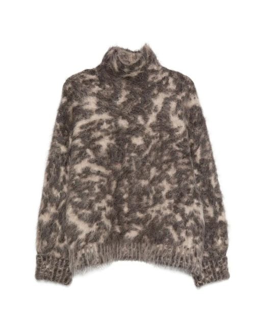 Pull Esme À Imprimé Léopard Joseph en coloris Brown