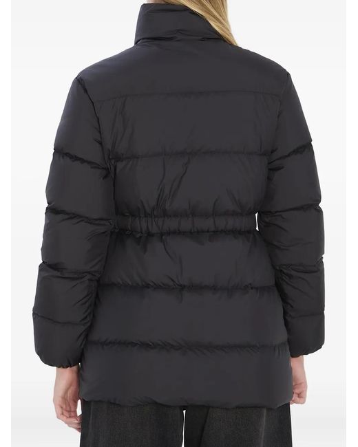 Moncler Brosset Donsjack Met Logopatch in het Black