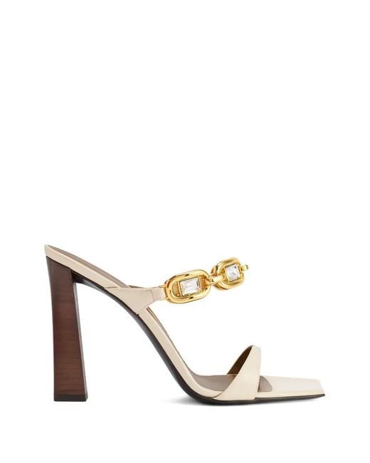 Giuseppe Zanotti White Insomnya Sandals