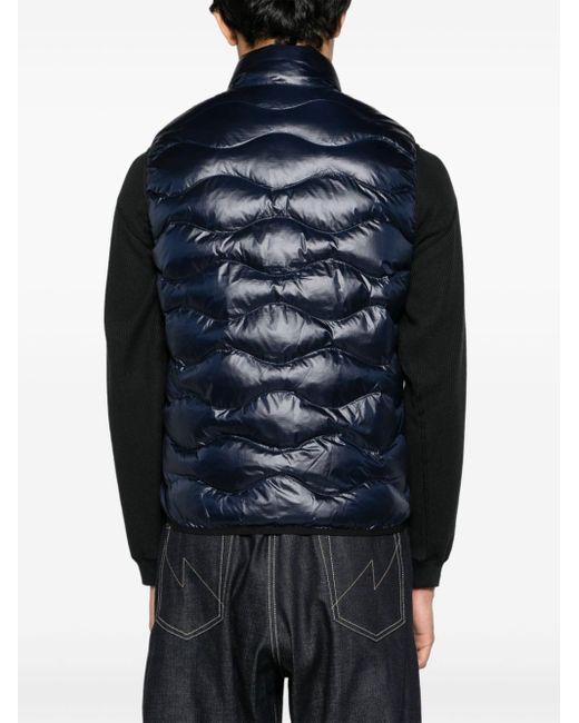 Blauer Blue King Wave-quilted Gilet for men