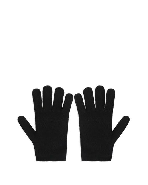Moorer Black Knitted Gloves