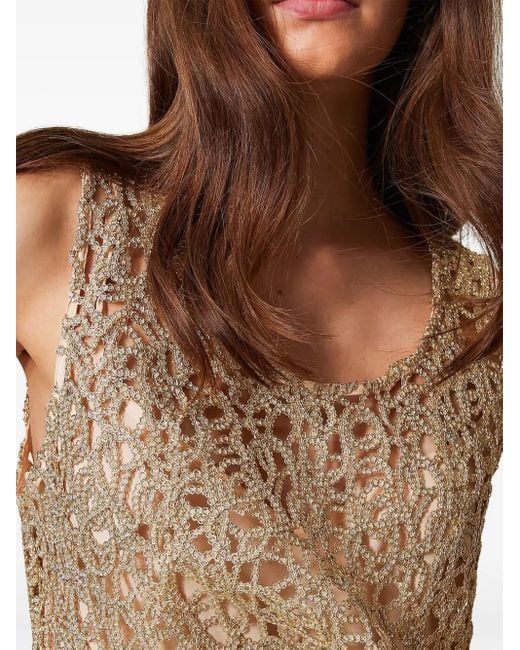 Twinset Natural Gewebtes Oberteil