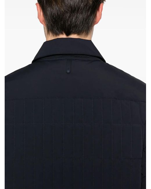 Mackage Blue Mateo Quilted Jacket for men