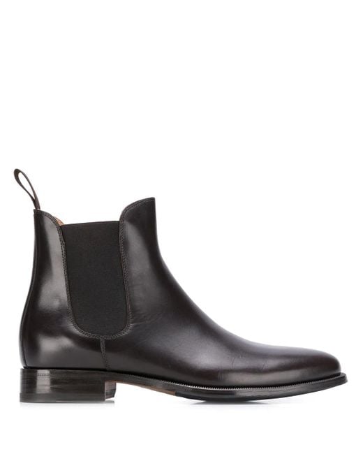 Scarosso Black Chelsea Boots for men