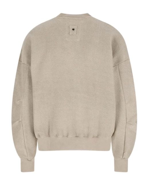 White Sand Natural Crewneck Sweatshirt for men