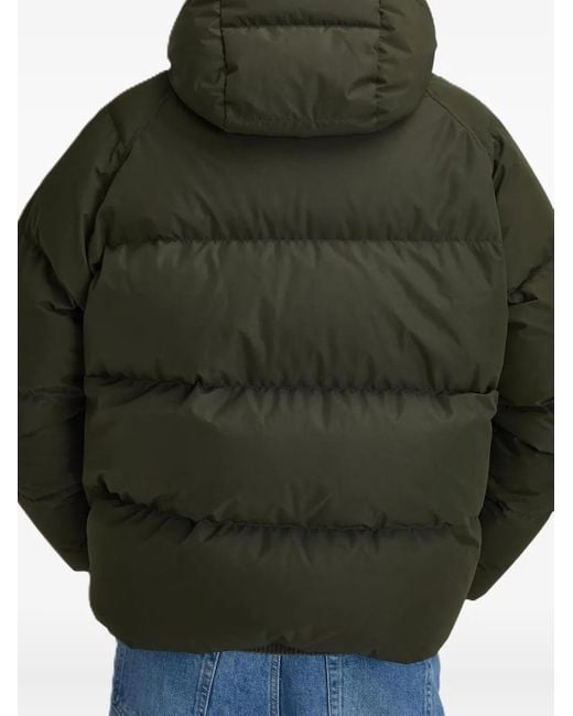 Barbour Green Transport Hooded Puffer Jacket for men