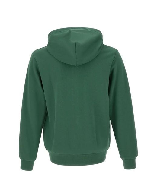 Lacoste Green Hoodie Zippé À Patch Logo for men