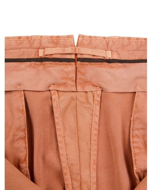 Slowear White Pantalon Court Boutonné for men
