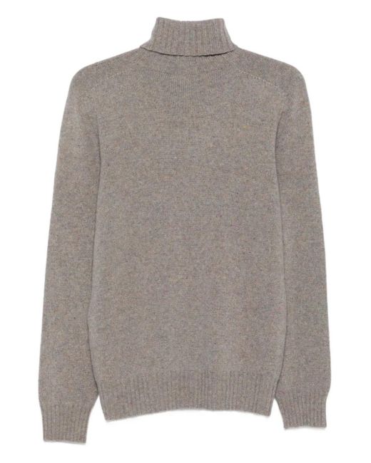 Altea Gray Turtleneck Sweater for men