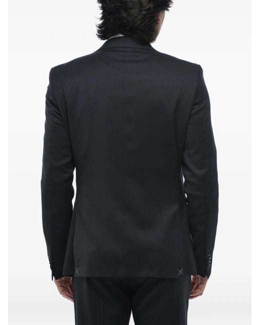 Corneliani Blue Single-Breasted Two-Piece Suit for men