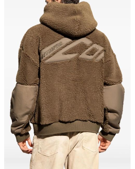 DSquared² Natural Fleece Hoodie for men