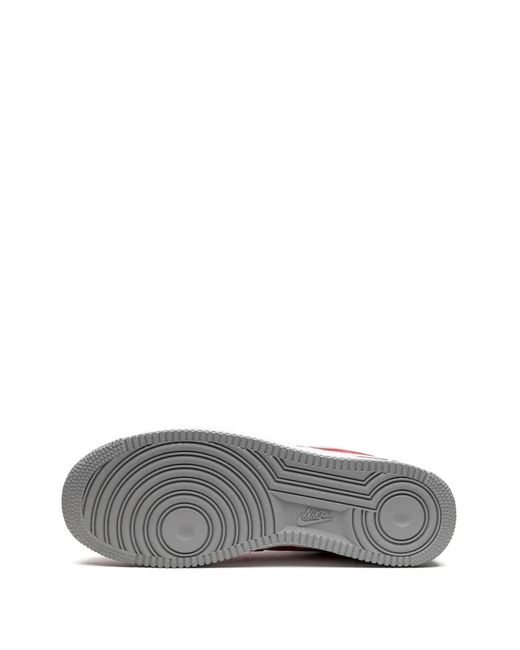 Nike Red Air Force 1 Low 'Technical Stitch' Sneakers