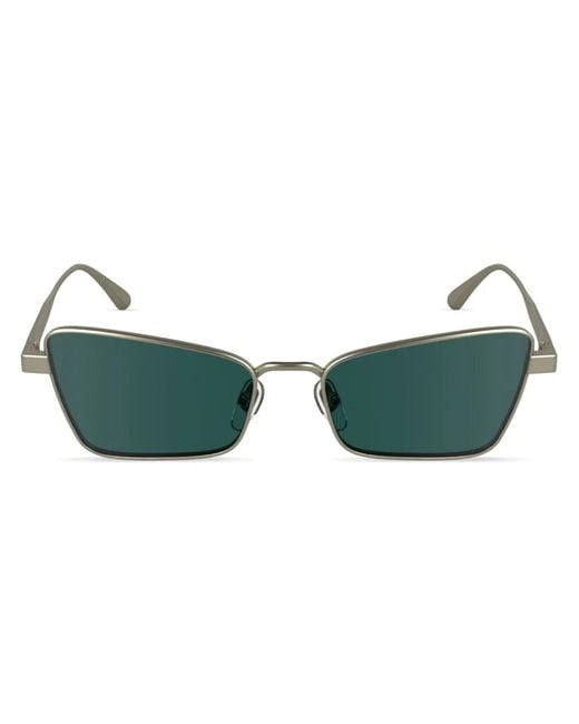 Calvin Klein Green Logo-Engraved Sunglasses