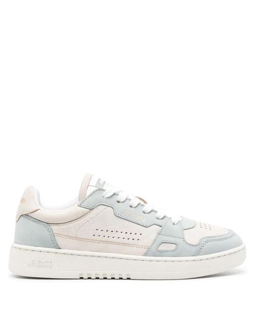 Axel Arigato White Dice Lo Suede Sneakers
