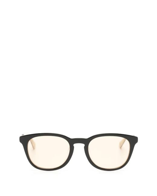 Brunello Cucinelli Black Logo-Detail Sunglasses