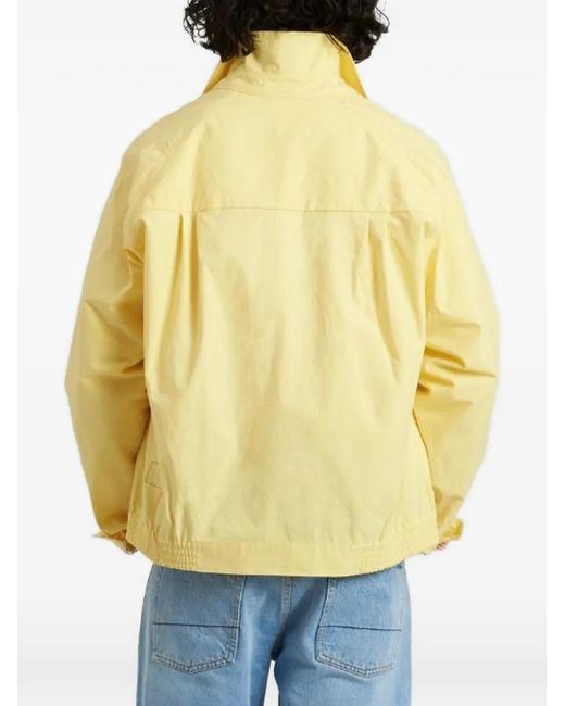 Fortela Yellow Patch Pocket Bomber Jacket for men