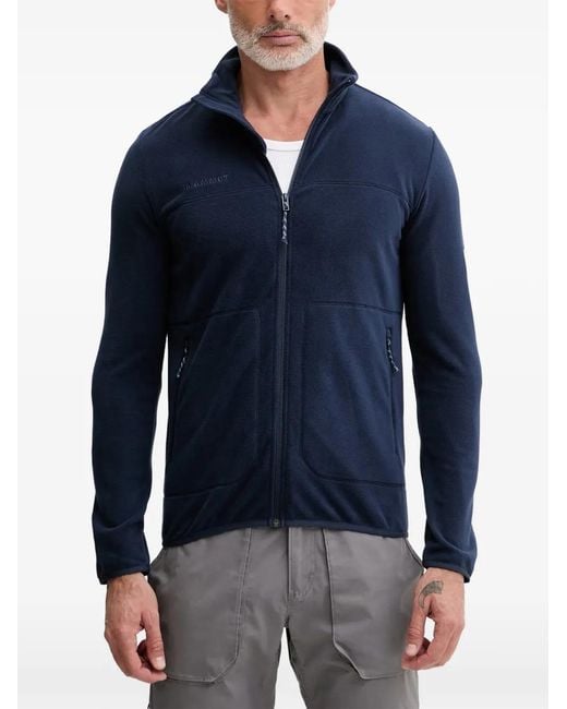 Mammut Blue Innominata Light Ml Zip-Up Fleece Sweater for men