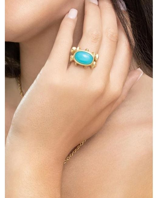 VRAM Blue Chrona Ii Chrysocolla Ring