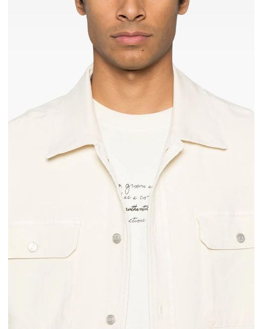 FRAME White Canvas Shirt for men