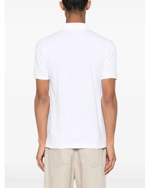 COMME DES GARÇONS PLAY White X The Artist Invader Pixelated-Appliqué Polo Shirt for men