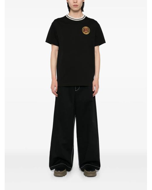 Palm Angels x Moncler Black X Palm Angels Wide-Leg Trousers for men