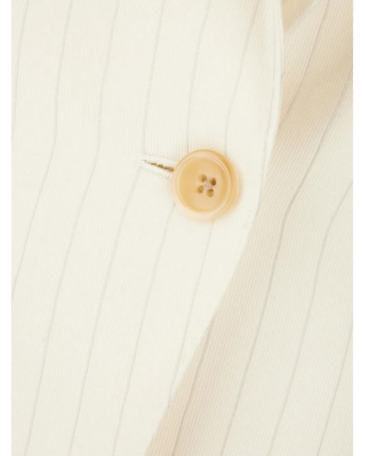 Tom Ford White Striped Blazer