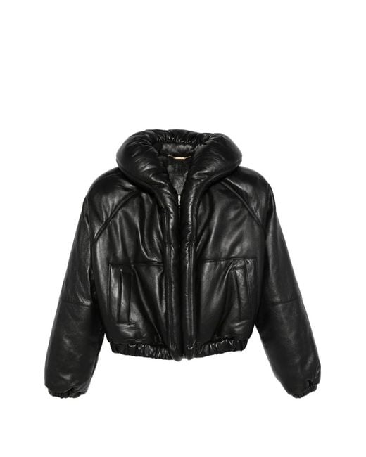 Chloé Black Padded Leather Jacket