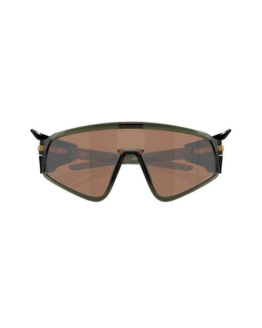 Oakley Green Latchtm Panel Shield-frame Sunglasses