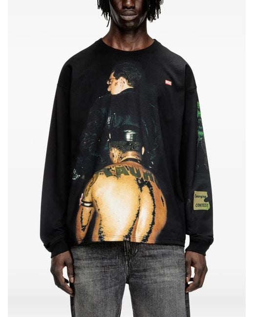 DIESEL Blue X Tom Of Finland Foundation Pr-T-Boxt-Tom T-Shirt