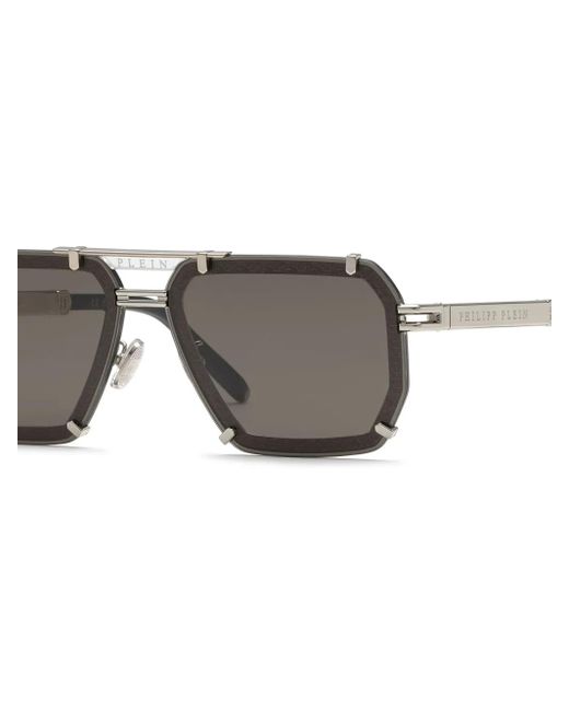 Philipp Plein Gray Plein Legacy Sunglasses for men