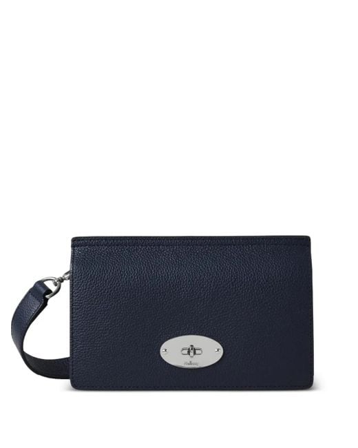 Mulberry Leren Schoudertas in het Blue voor heren