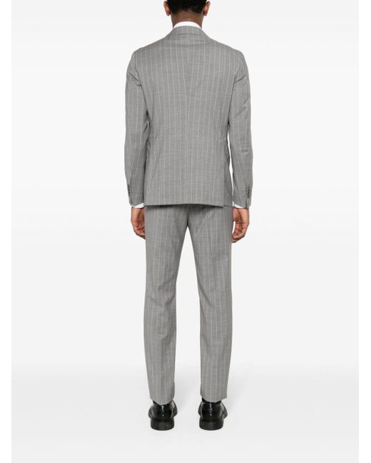 Tagliatore Gray Wool Single-breasted Suit for men