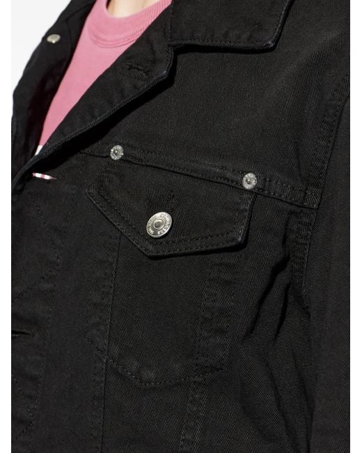 DSquared² Black Dan Denim Jacket for men