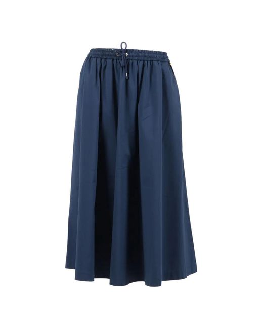 K-Way Blue Mosella Drawstring Skirt