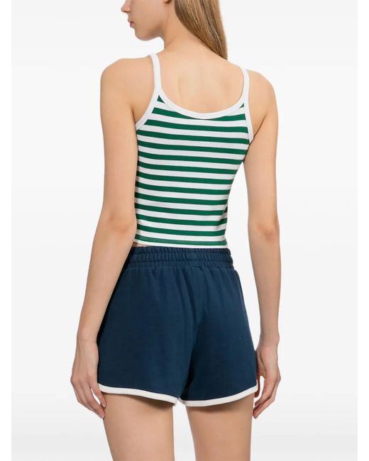 AAPE BY A BATHING AP Green Rabbit Striped Top