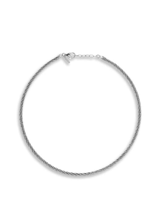 Desmo White Spring Twist Necklace