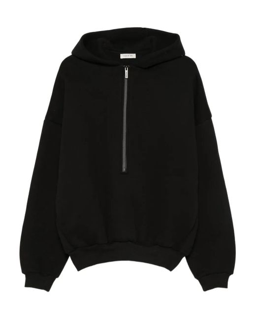 Fear Of God Black Zip Hooded Hoodie for men