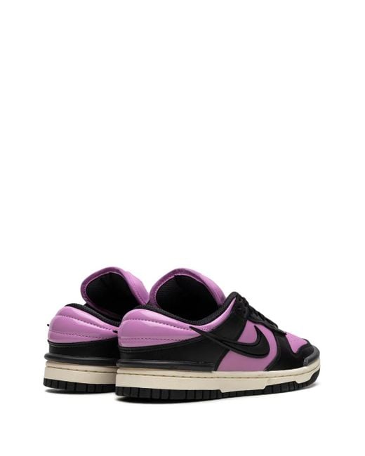 Nike Pink Dunk Low Twist "Rush Fuchsia" Sneakers