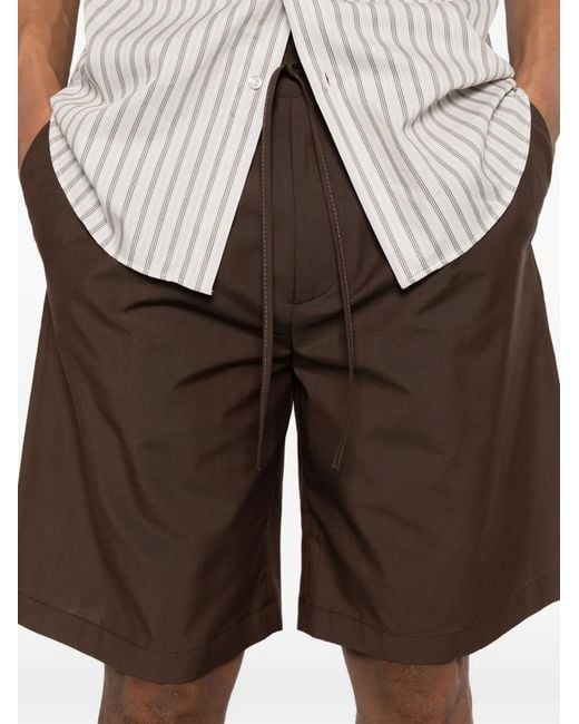 Grayed Shorts Met Trekkoord in het Brown voor heren
