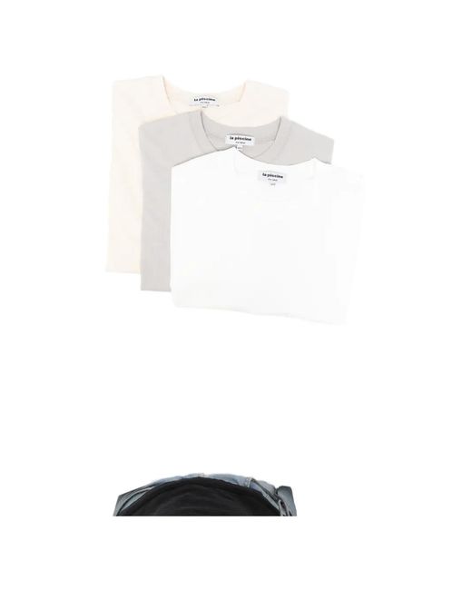 LA PISCINE White Layered Long-Sleeve T-Shirt Set Of Three