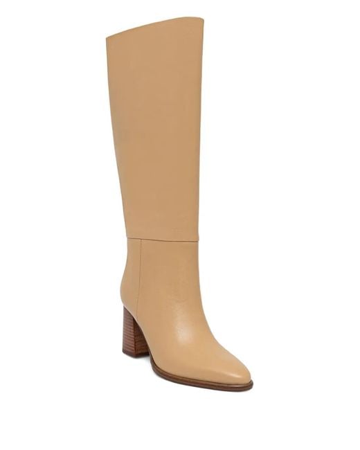 Guess White Block Heel Boots