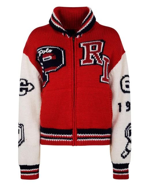 Polo Ralph Lauren ニット カーディガン Red