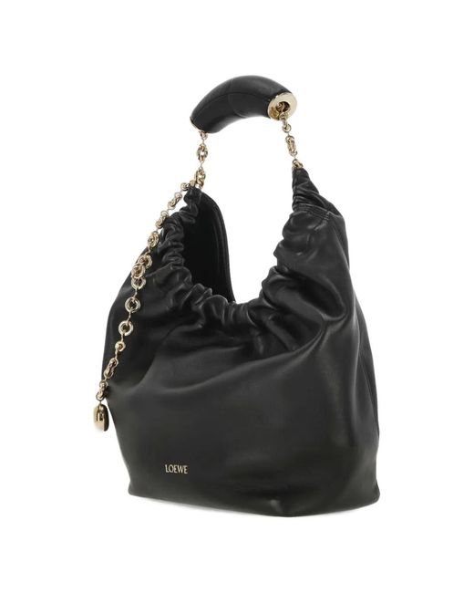Loewe Black Small Squeeze Chain Shoulder Bag