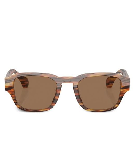 Alain Mikli Brown Rectangle-Frame Sunglasses for men