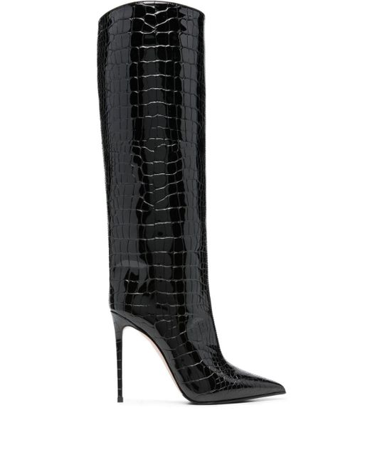 Le Silla Black Eva 120mm Pointed-toe Boots