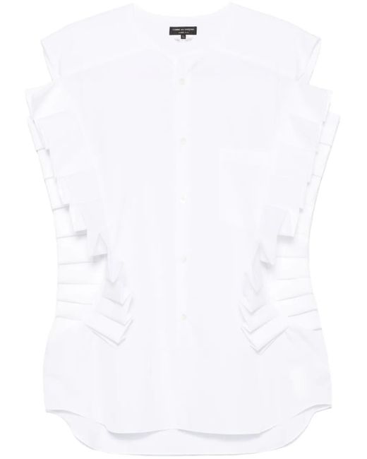 メンズ Comme des Garçons コットン シャツ White