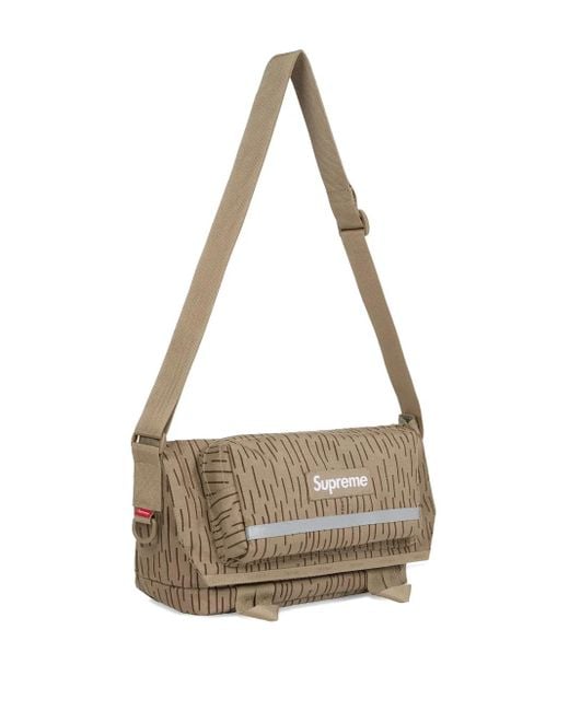 Supreme Metallic Raindrop Messenger Bag for men