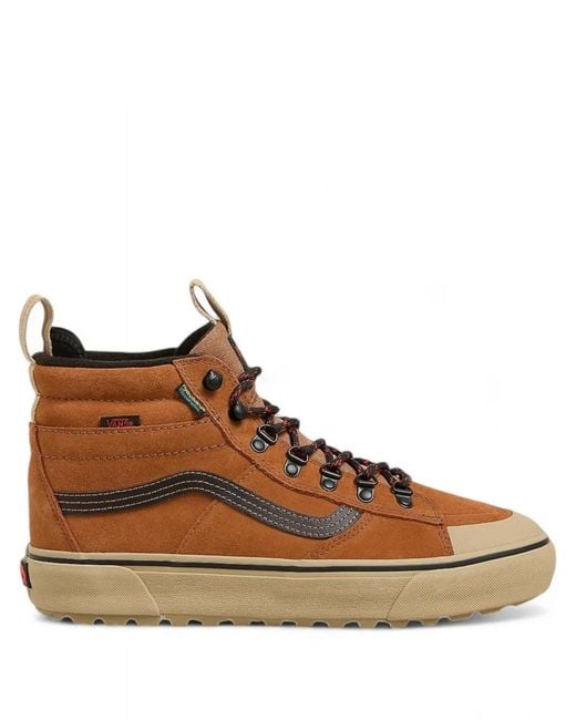 Vans Brown Sk8-Hi Sneakers for men