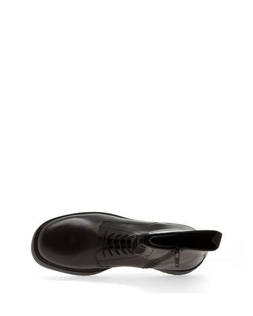 Vagabond Black Tara Lace-Up Leather Sneakers